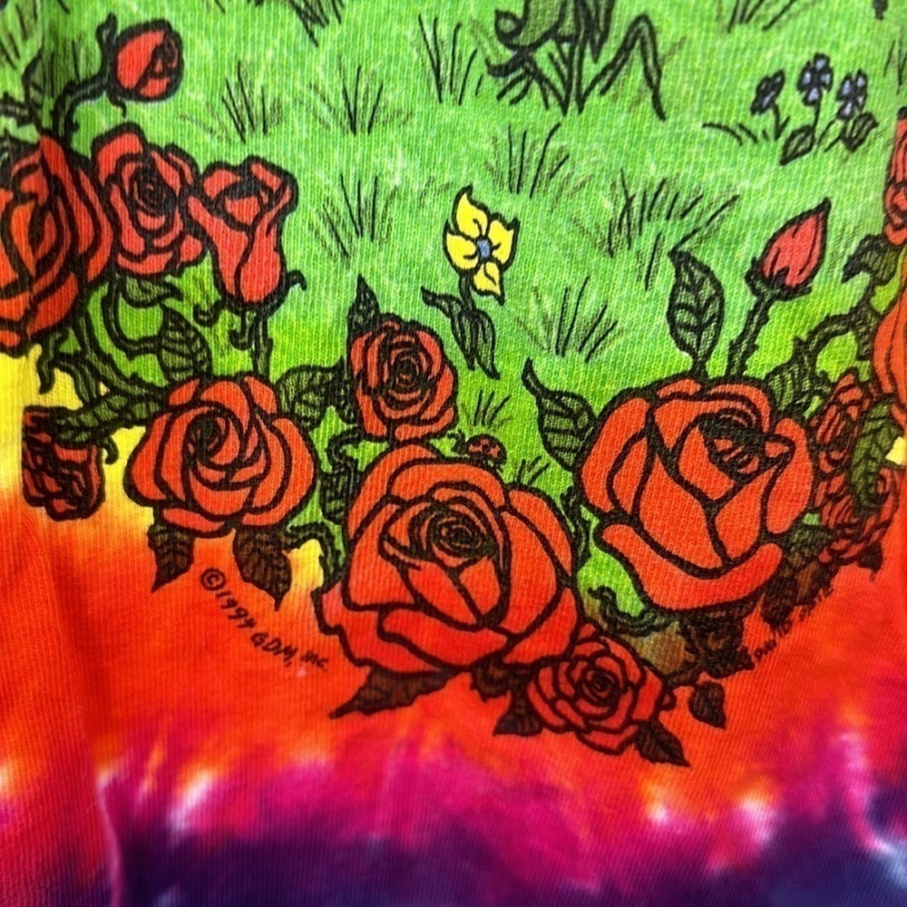 Grateful Dead Liquid blue tie-dye T-shirt size small - Picture 4 of 12